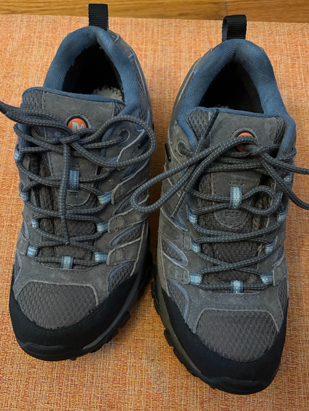 Merrell Moab 2 women’s waterproof Gray Outdoor Hiking Shoes, no insole